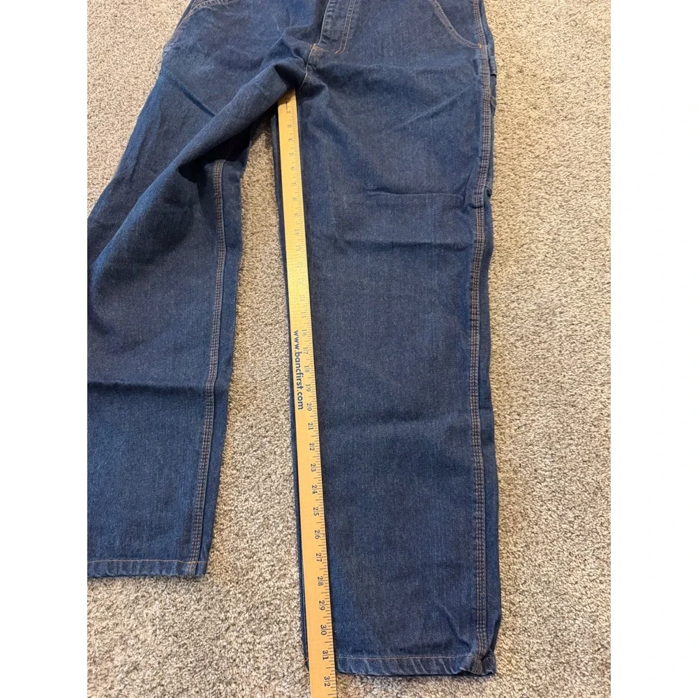 Rasco FR Work Jeans Mens 36x32 Blue Carpenter Flame Resistant Denim FRC1212